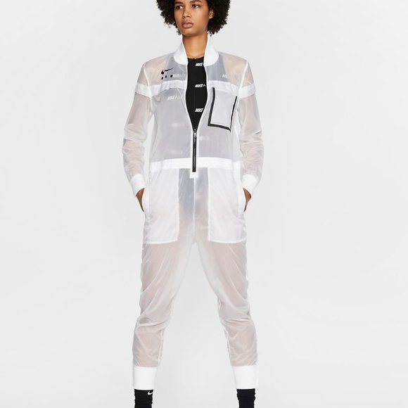 nike jumpsuit white